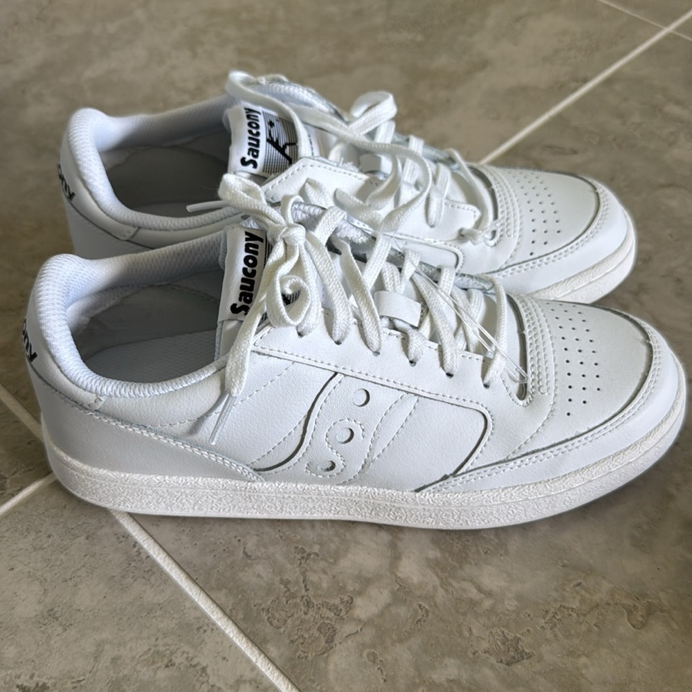 Saucony Leather Jazz Court Sneakers - Picture 3 of 8